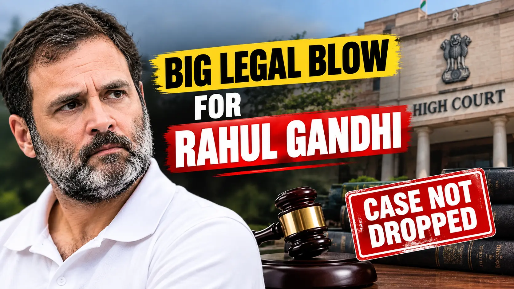 Big Legal Blow for Rahul Gandhi as High Court Refuses to Drop Defamation Case