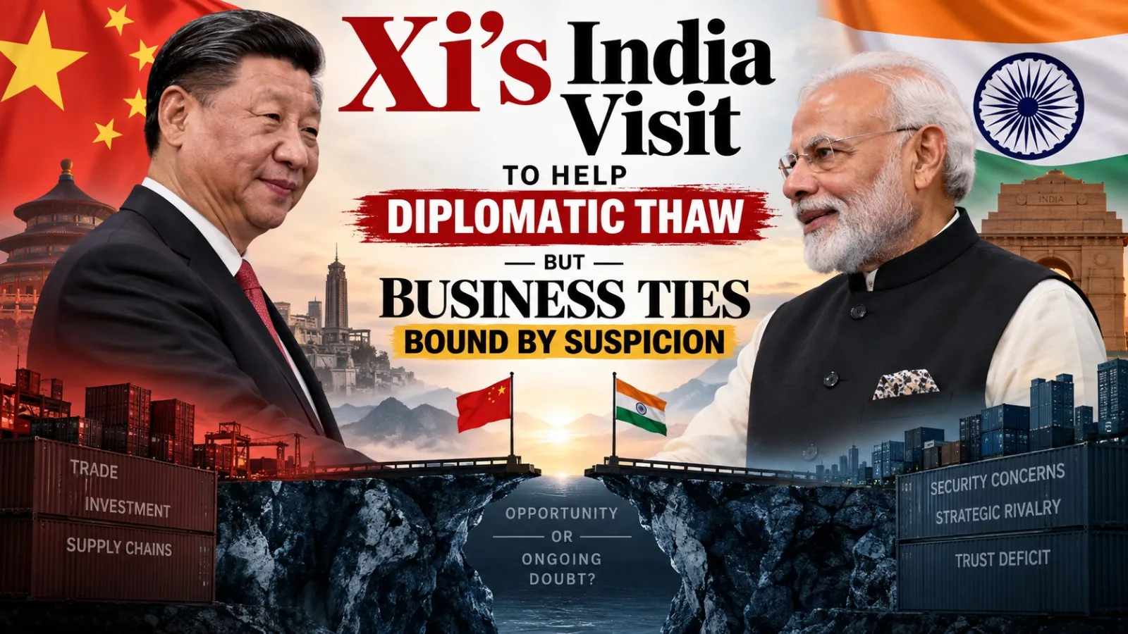 Xi's India Visit To Help Diplomatic Thaw, But Business Ties Bound By Suspicion