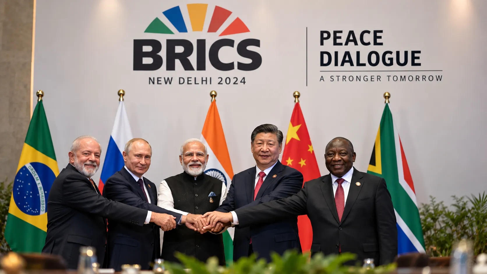 BRICS Summit Ends in New Delhi  Leaders Adopt Declaration Calling for Peace in Middle East