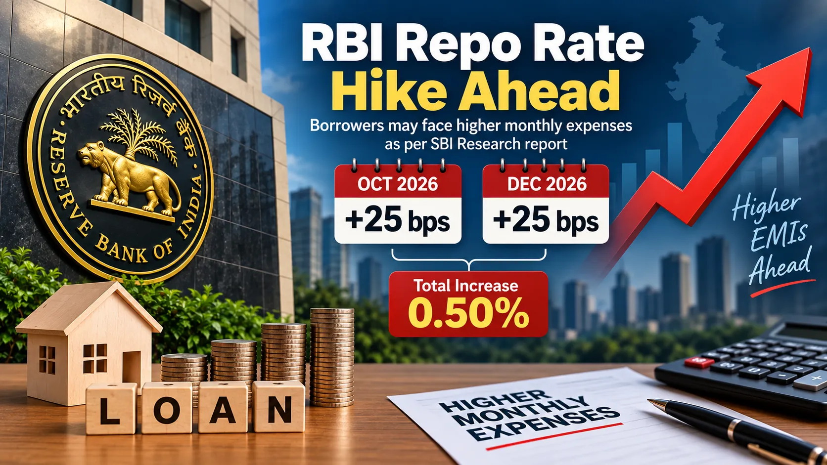 RBI Repo Rate Hike Shock, Your Home Loan EMIs Set to Increase Soon 
