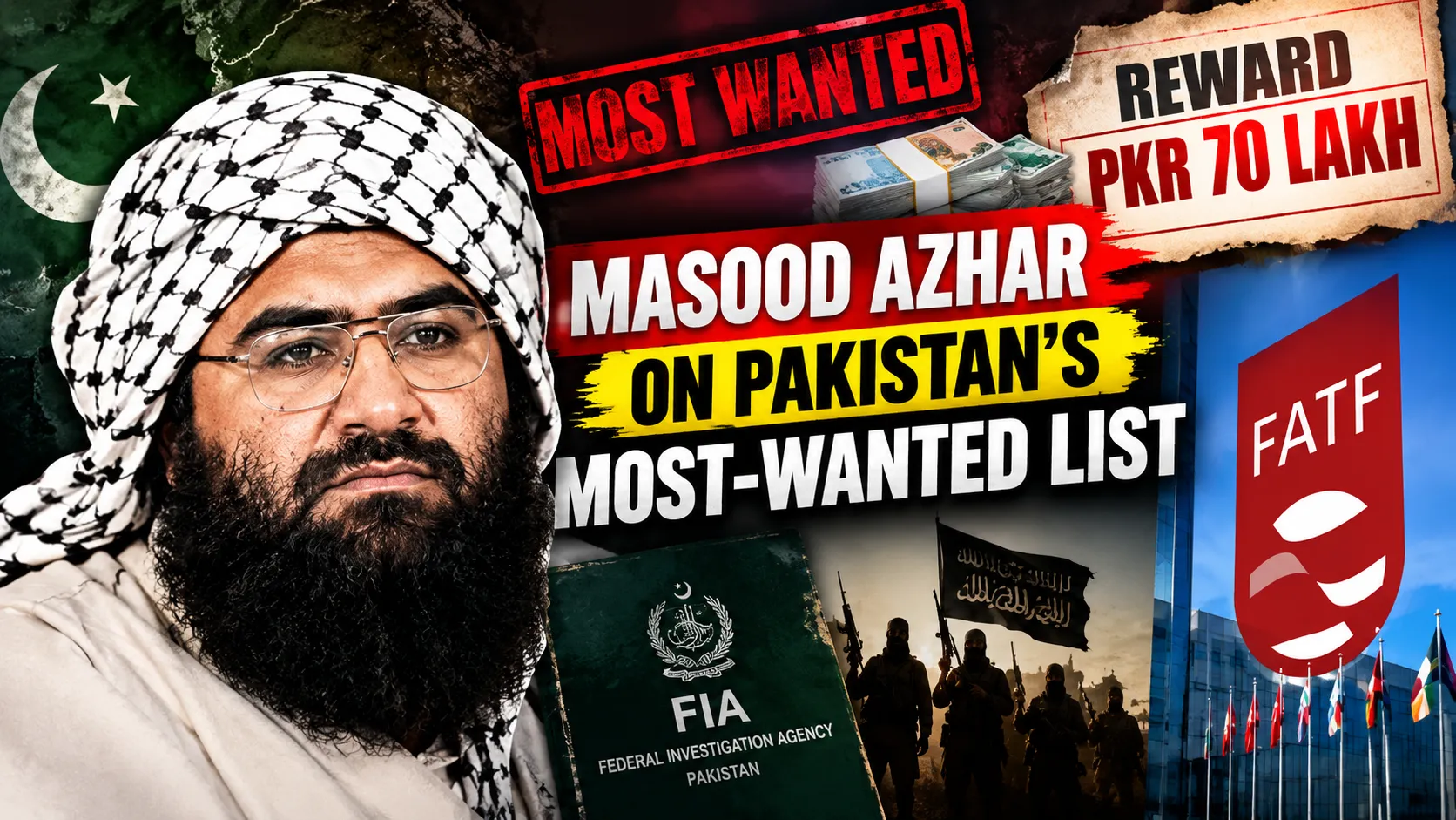 Masood Azhar on Pakistan Most Wanted List, Bounty Raised to PKR 70 Lakh Ahead of FATF Review