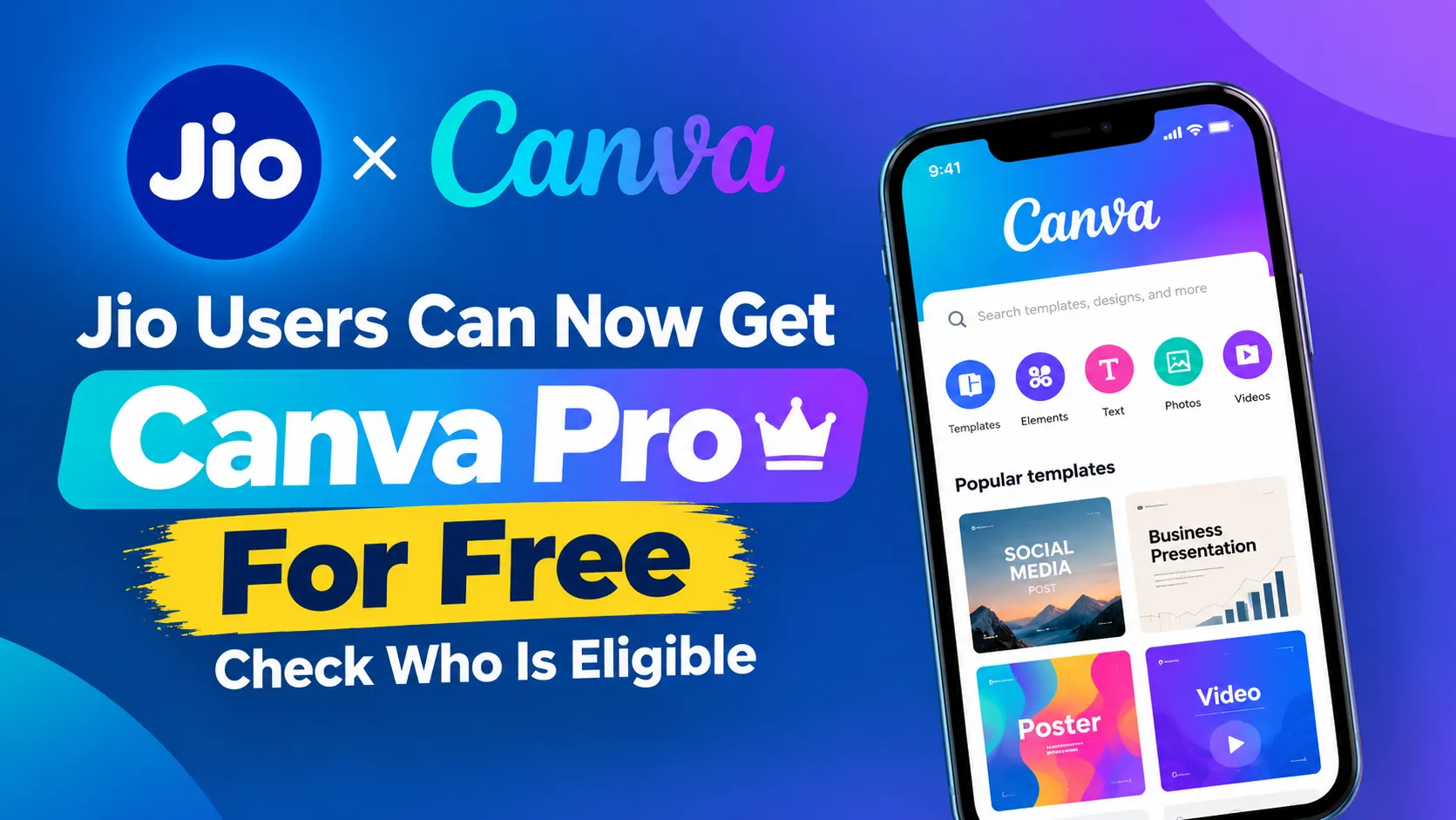 Jio Users Can Now Get Canva Pro For Free, Check Who Is Eligible.