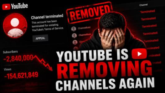 YouTube Is Removing Channels Again, Creators Are Losing Millions of Subscribers Overnight