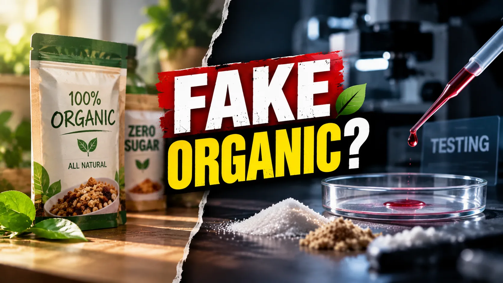 The Fake Organic Food Scam Influencer Lab Tests Expose Popular Health Brands