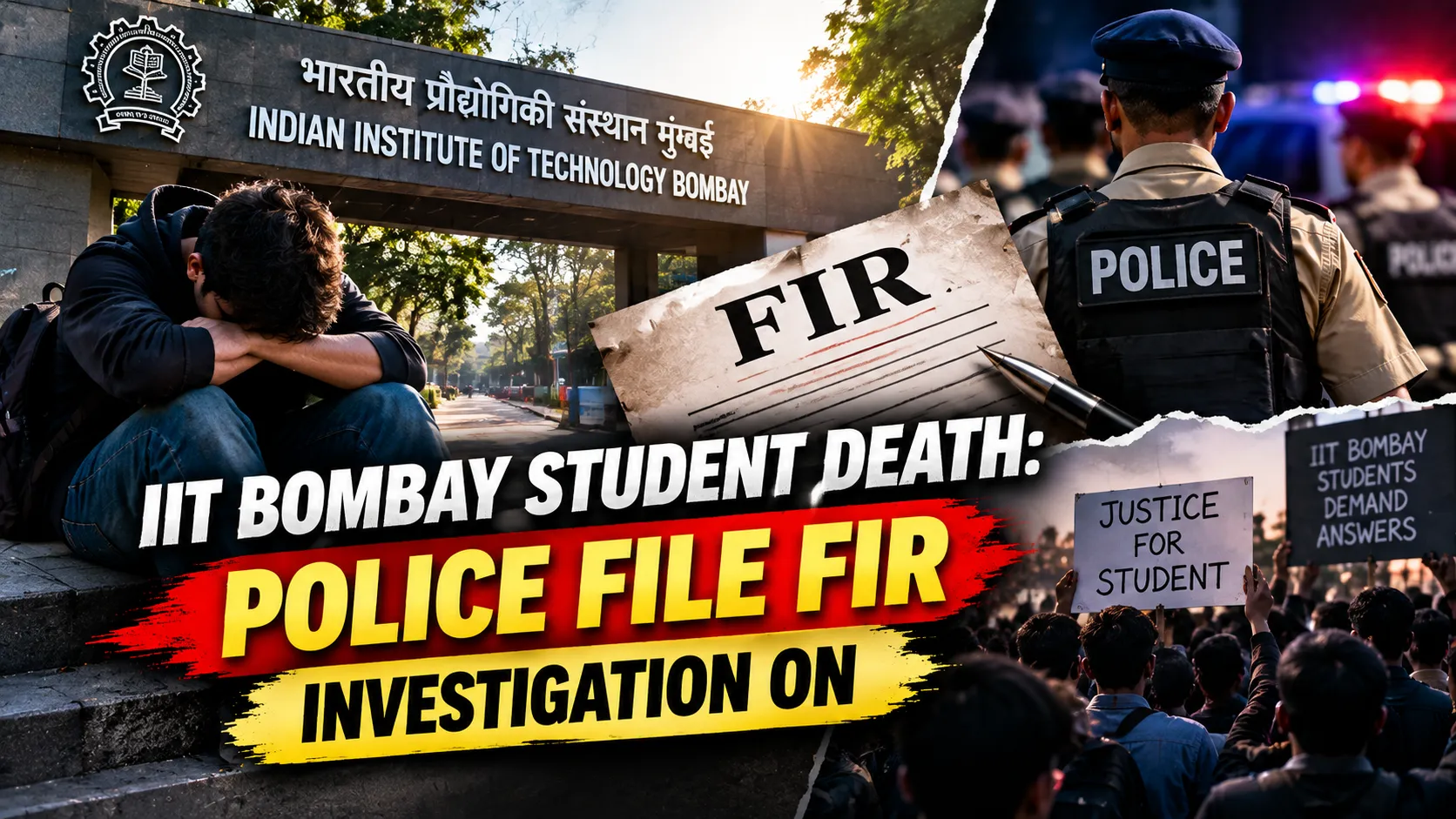 IIT Bombay Student Death Mumbai Police Register FIR Against All Persons Linked To Case
