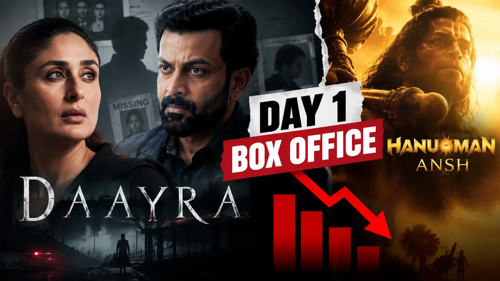 Daayra Box Office Collection Day 1 Kareena Kapoor, Prithviraj Sukumaran Film Falls Flat Amid Hanuman Ansh Wave