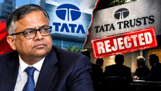 Big Clash at Tata Group Tata Trusts Rejects Chandrasekaran Reappointment as Chairman