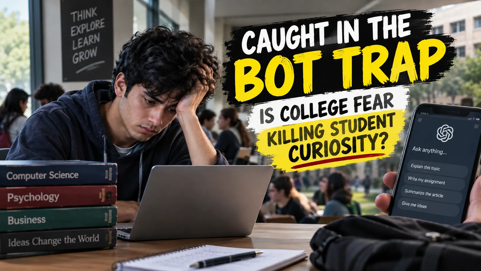 Caught in the Bot Trap is College Fear Killing Student Curiosity