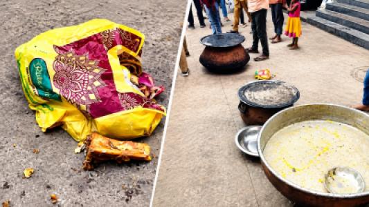 Tension in Hyderabad After Meat Thrown from 7th Floor During Ganesh Festival