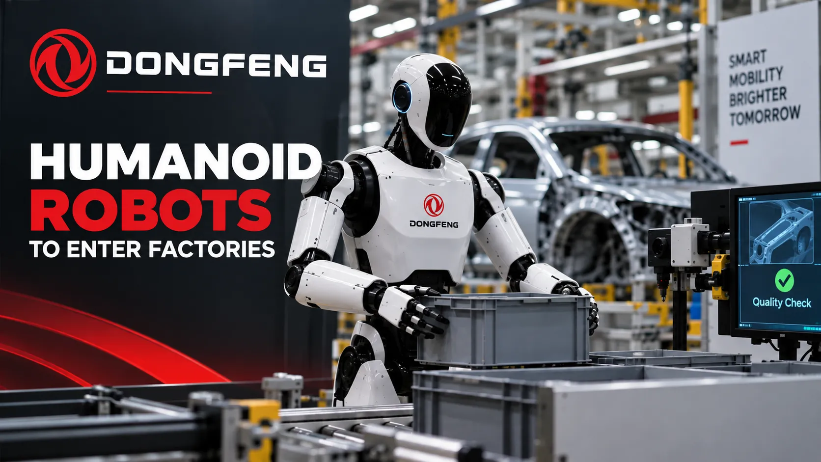 Robots in Factories, Dongfeng to Test Humanoid Workers by 2027