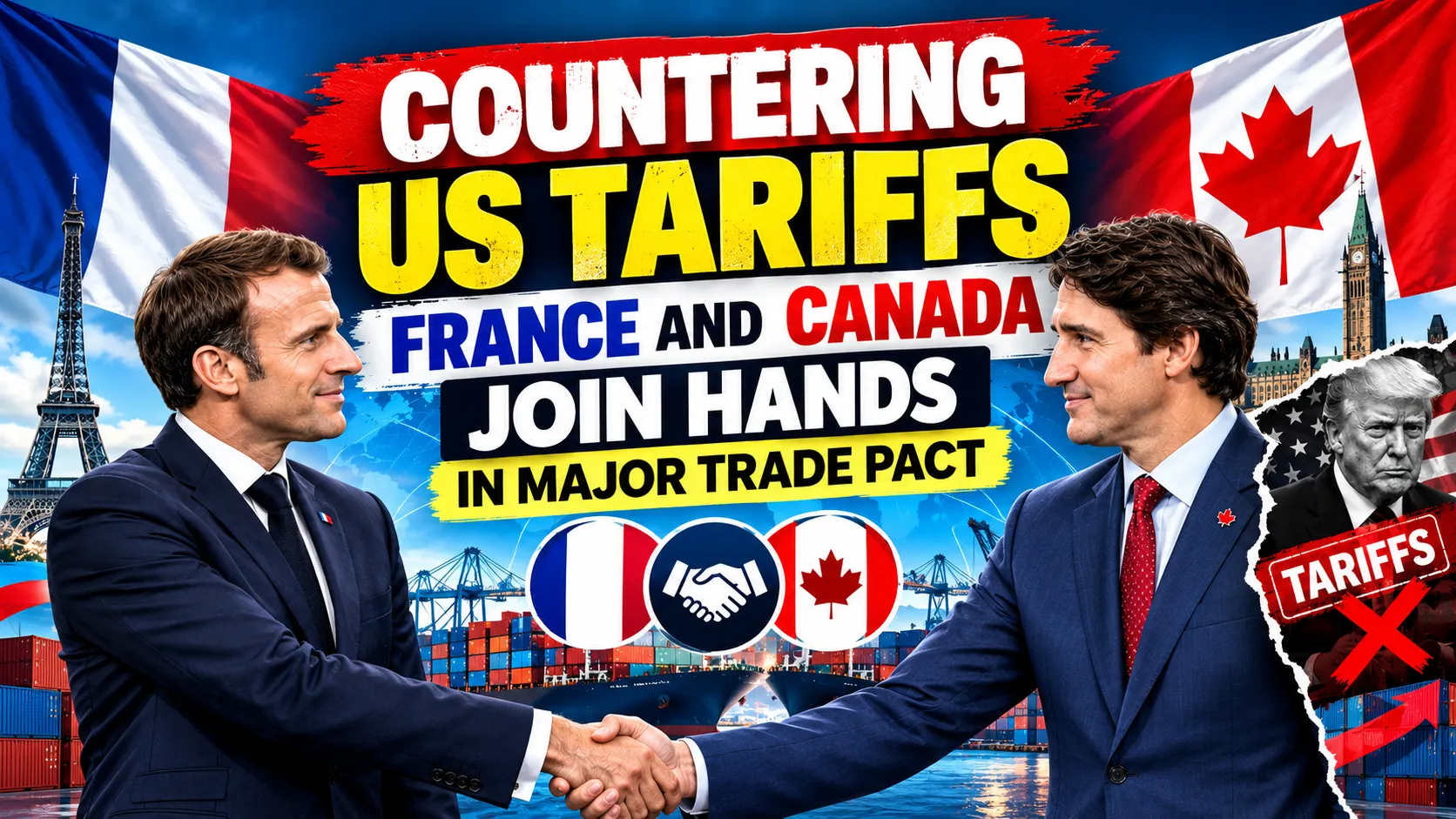Countering US Tariffs France and Canada Join Hands in Major Trade Pact