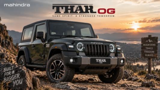 Mahindra Launches All New Thar OG in India Tougher Chassis, Better Comfort and Fresh Style