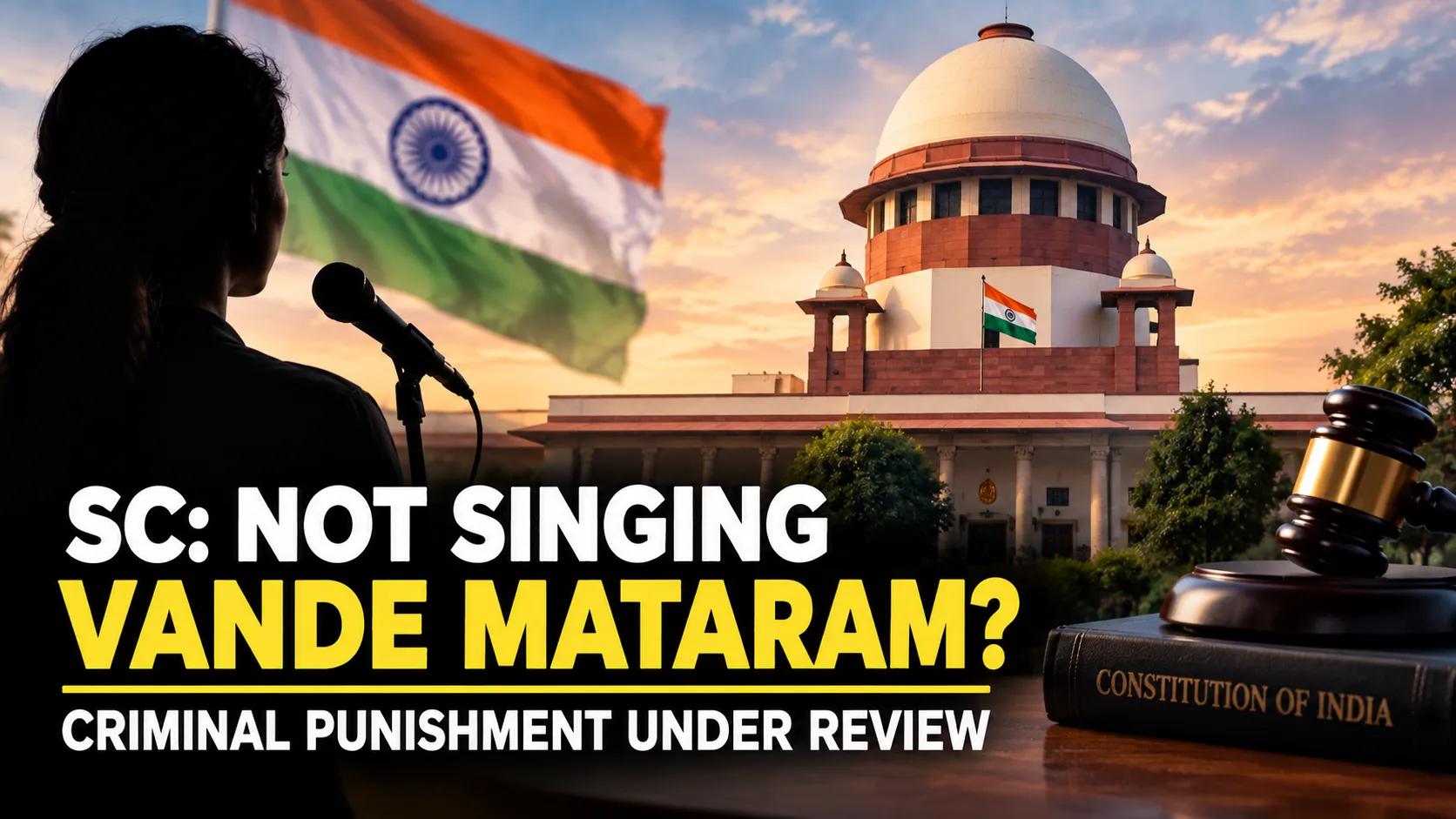 Supreme Court Says No Criminal Punishment for Refusing to Sing Vande Mataram