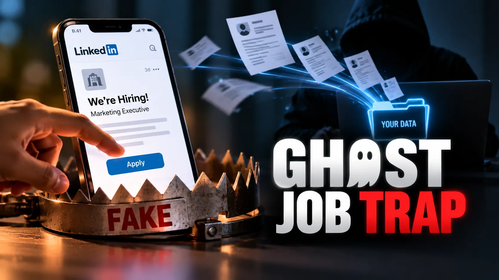 Ghost Job Trap How Fake LinkedIn Postings Are Stealing Your Data