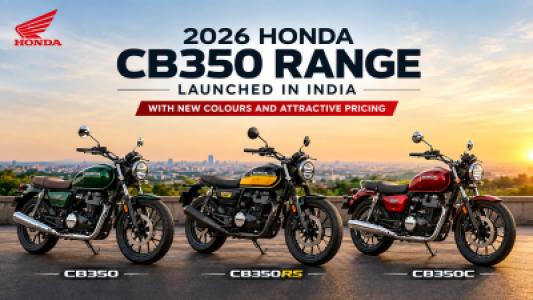 2026 Honda Cb350 Range Launched In India With New Colours And Attractive Pricing