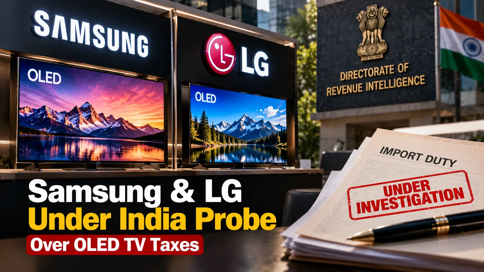 LG & Samsung Face Big India Probe Over OLED TV Taxes