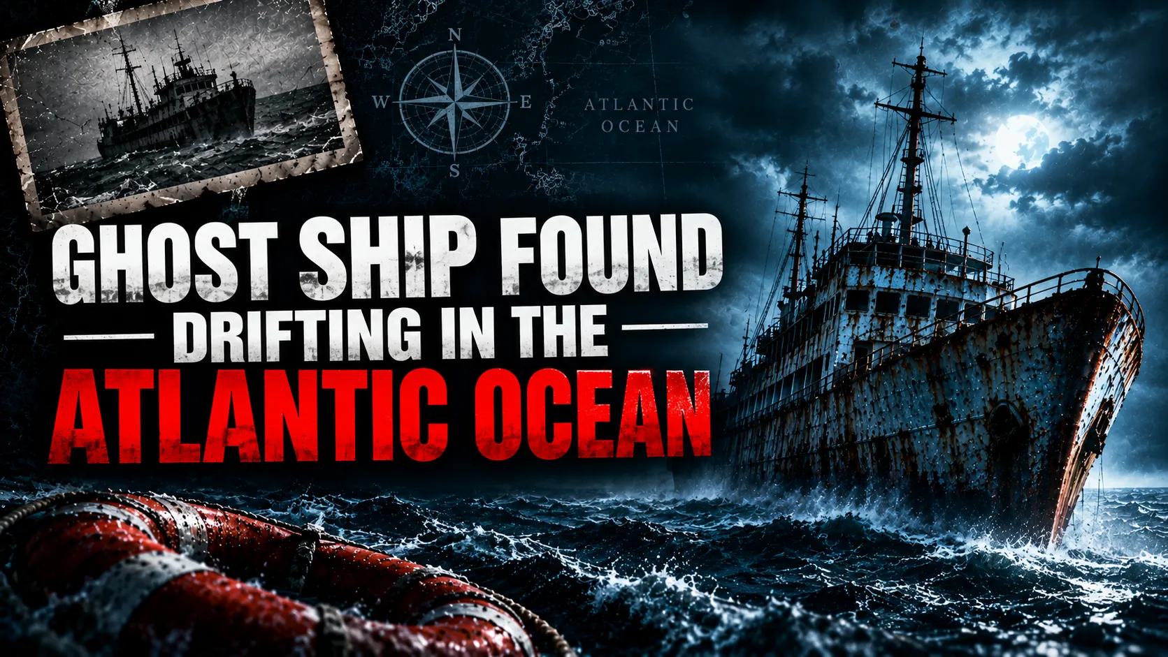 Ghost Ship Found Drifting in the Atlantic Ocean, All Passengers Disappear