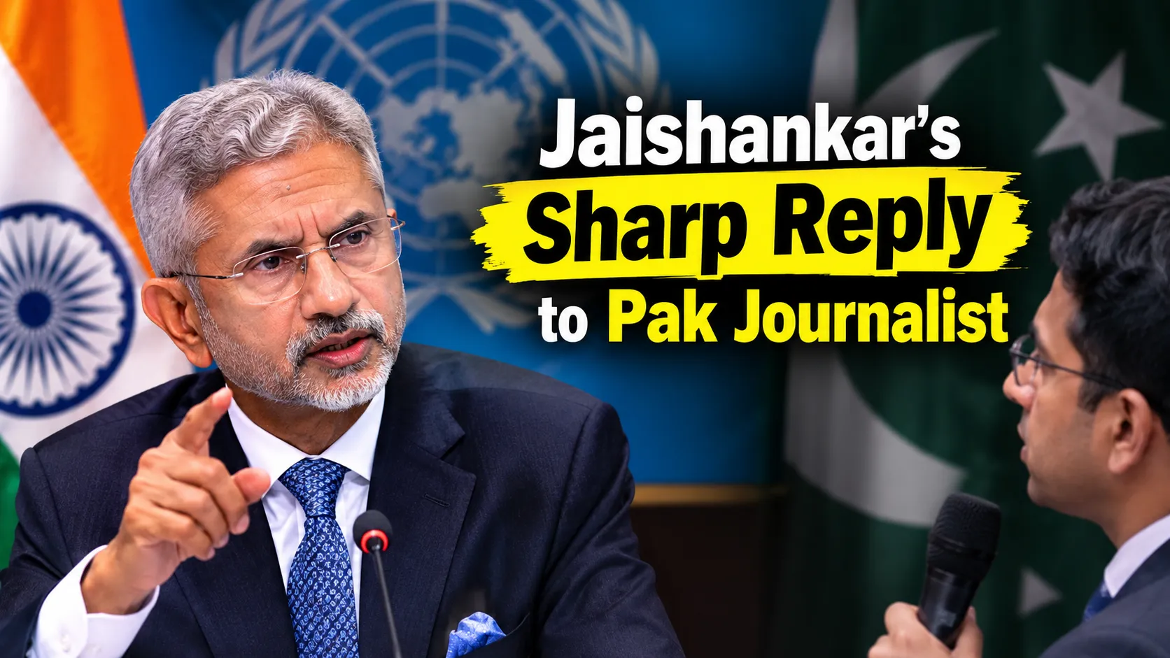 Jaishankar Gives Sharp Reply to Pakistani Journalist at UN Over Terrorism Question