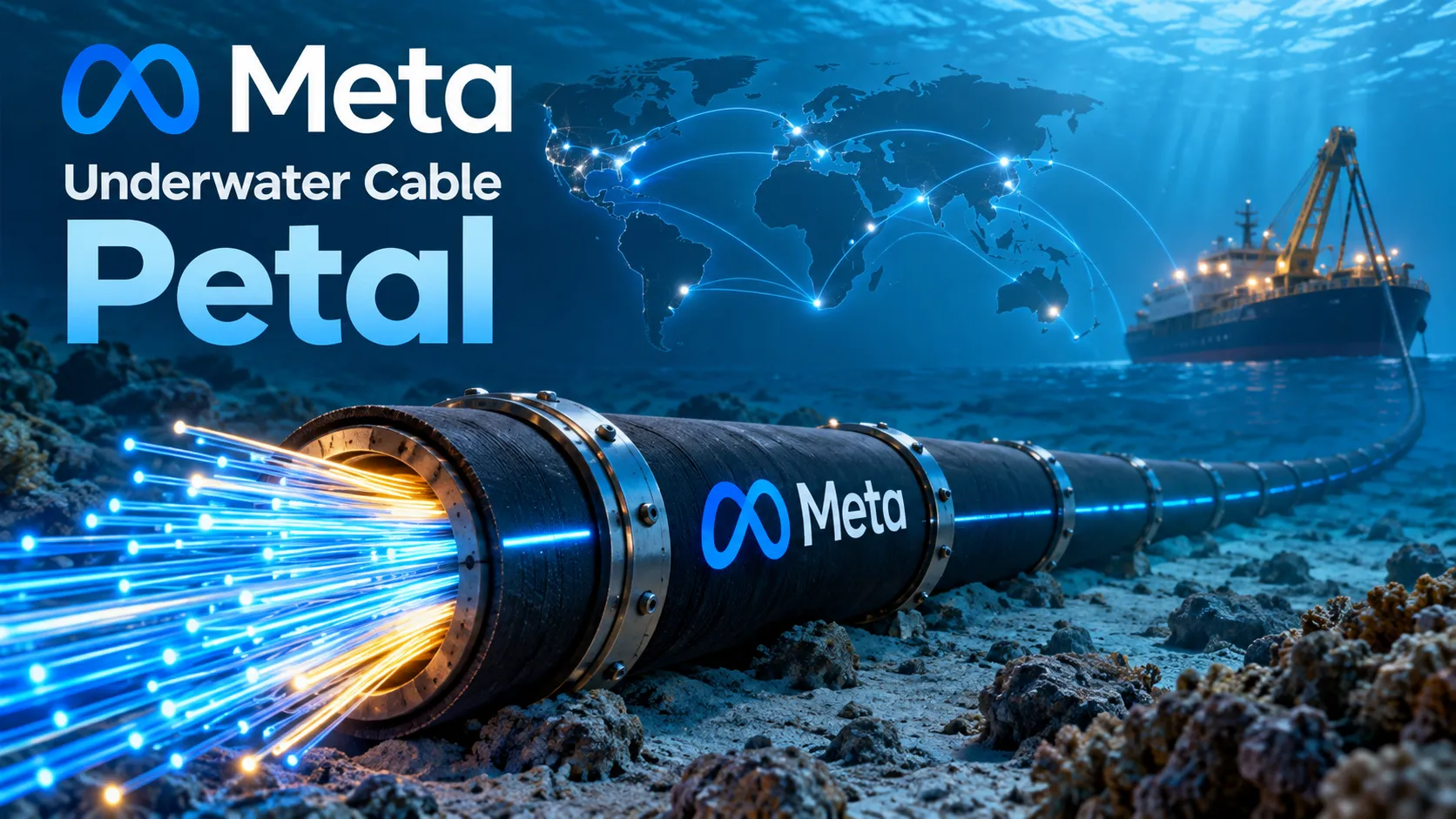 Meta Announces Petal Worlds, First Superfast Undersea Internet Cable to Boost AI Future