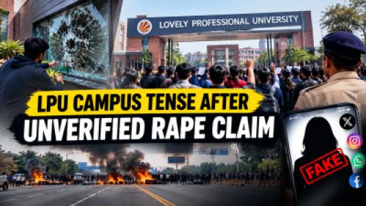 LPU Campus Tense After Unverified Rape Claim, Students Block Highway