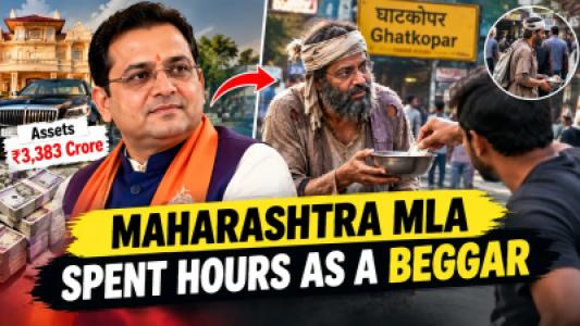 Rs 3,383 Crore Assets, But Why Did This Maharashtra MLA Spend Hours as a Beggar?