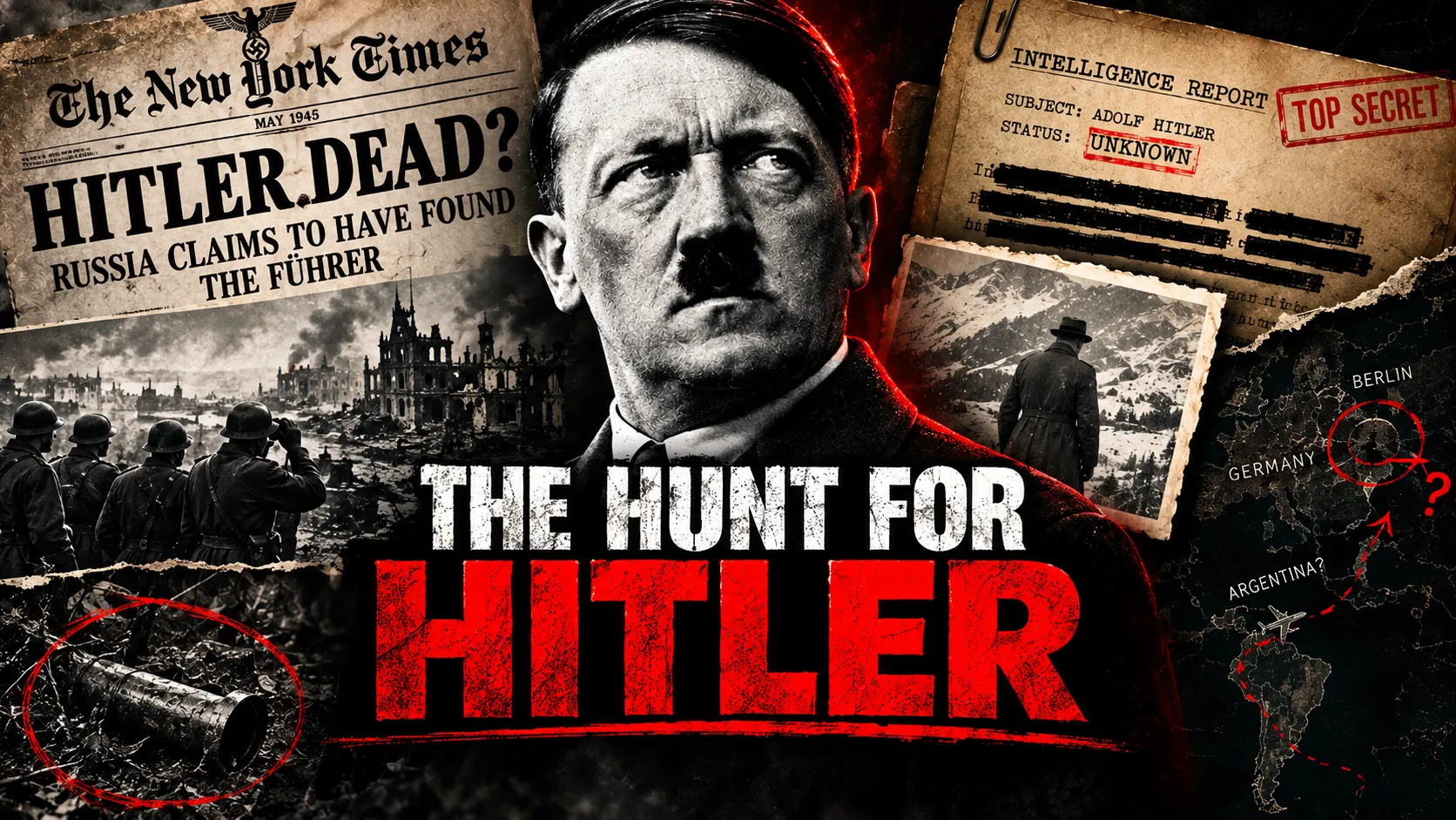 The Hunt for Hitler, How the World Searched for Him After 1945