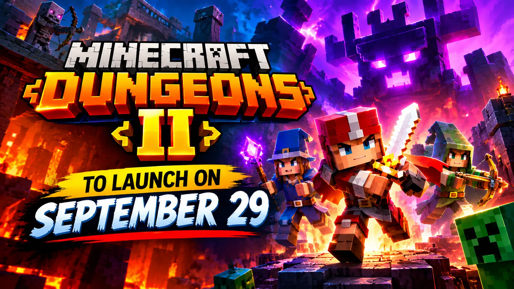 Minecraft Dungeons II Launches September 29, Everything We Know So Far