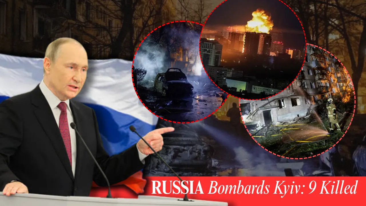 Kyiv Under Fire Deadly Russian Missile Attack Kills At Least Nine