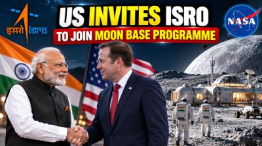 NASA Invites India to Join Hands for Historic Moon Base Mission