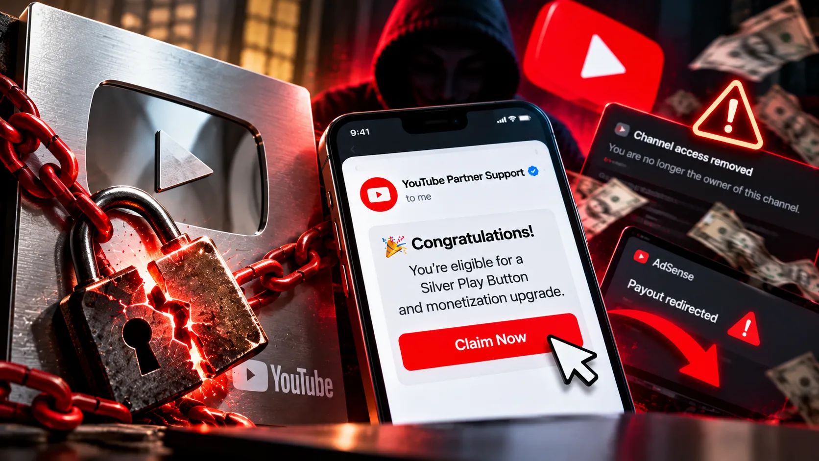 Verified Trap, How Fake YouTube Manager Scams Steal Creator Channels?