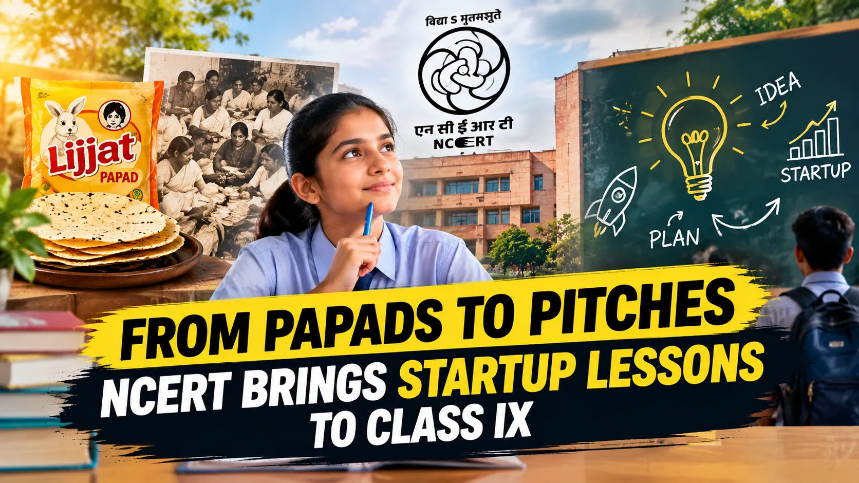 From Papads to Pitches, NCERT Brings Startup Lessons to Class IX