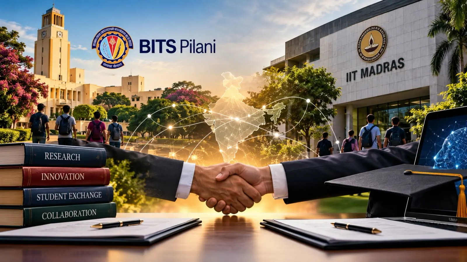 India Top Tech Giants Join Forces, BITS Pilani and IIT Madras Sign Mega 5 Year Partnership