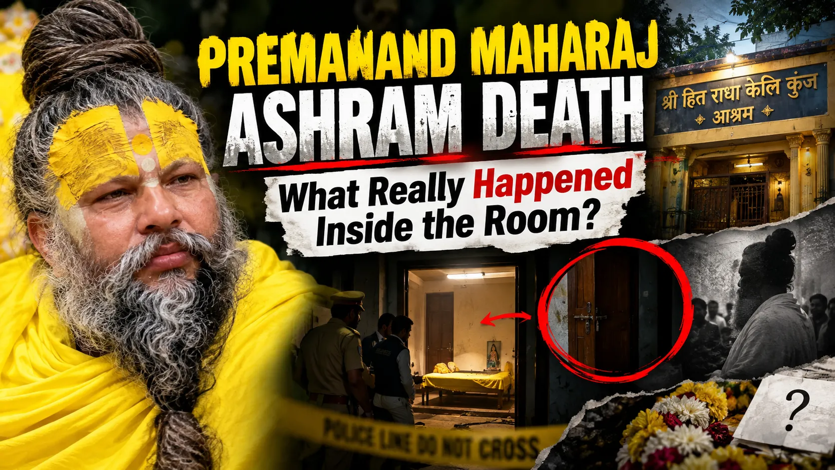 Premanand Maharaj Ashram Death Case, Grinder Found in Room, Suspicious Injuries Raise Questions