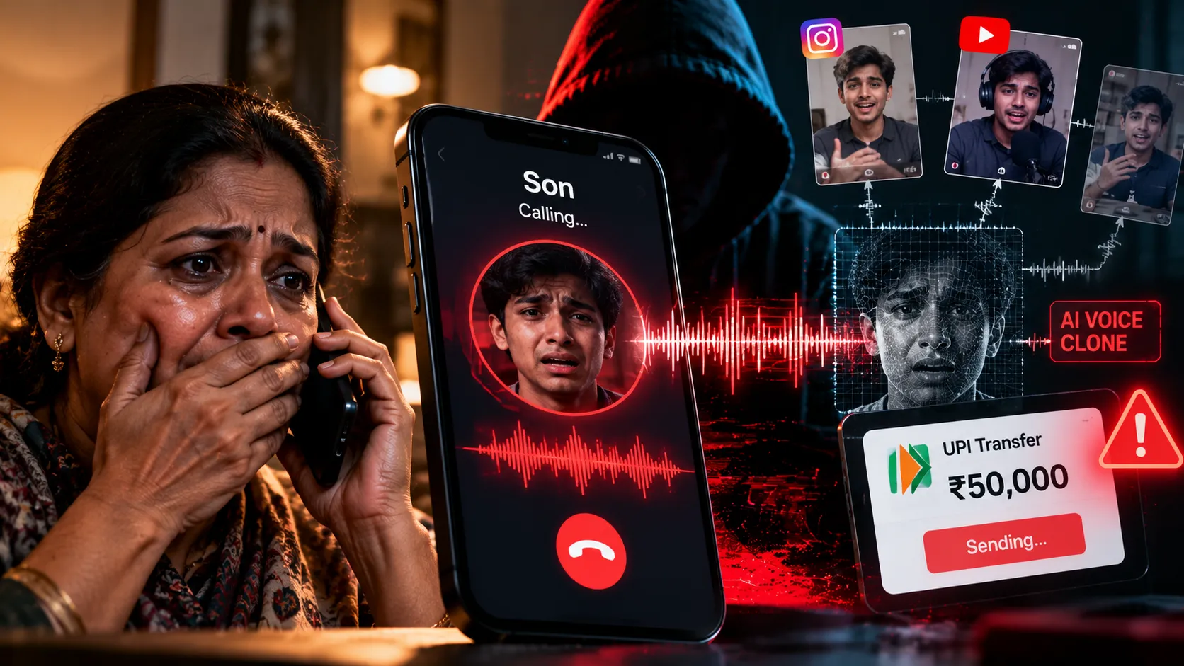 The Fake Police Call, How AI Voice-Cloning Scams Target Indian Families