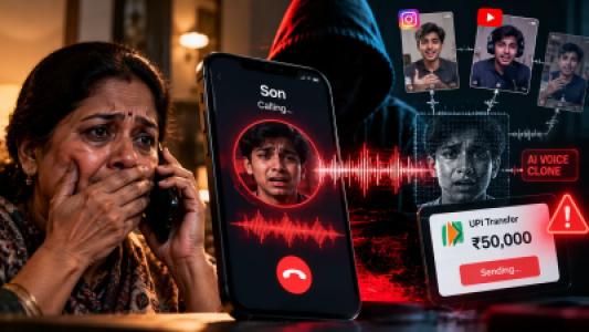 The Fake Police Call, How AI Voice-Cloning Scams Target Indian Families