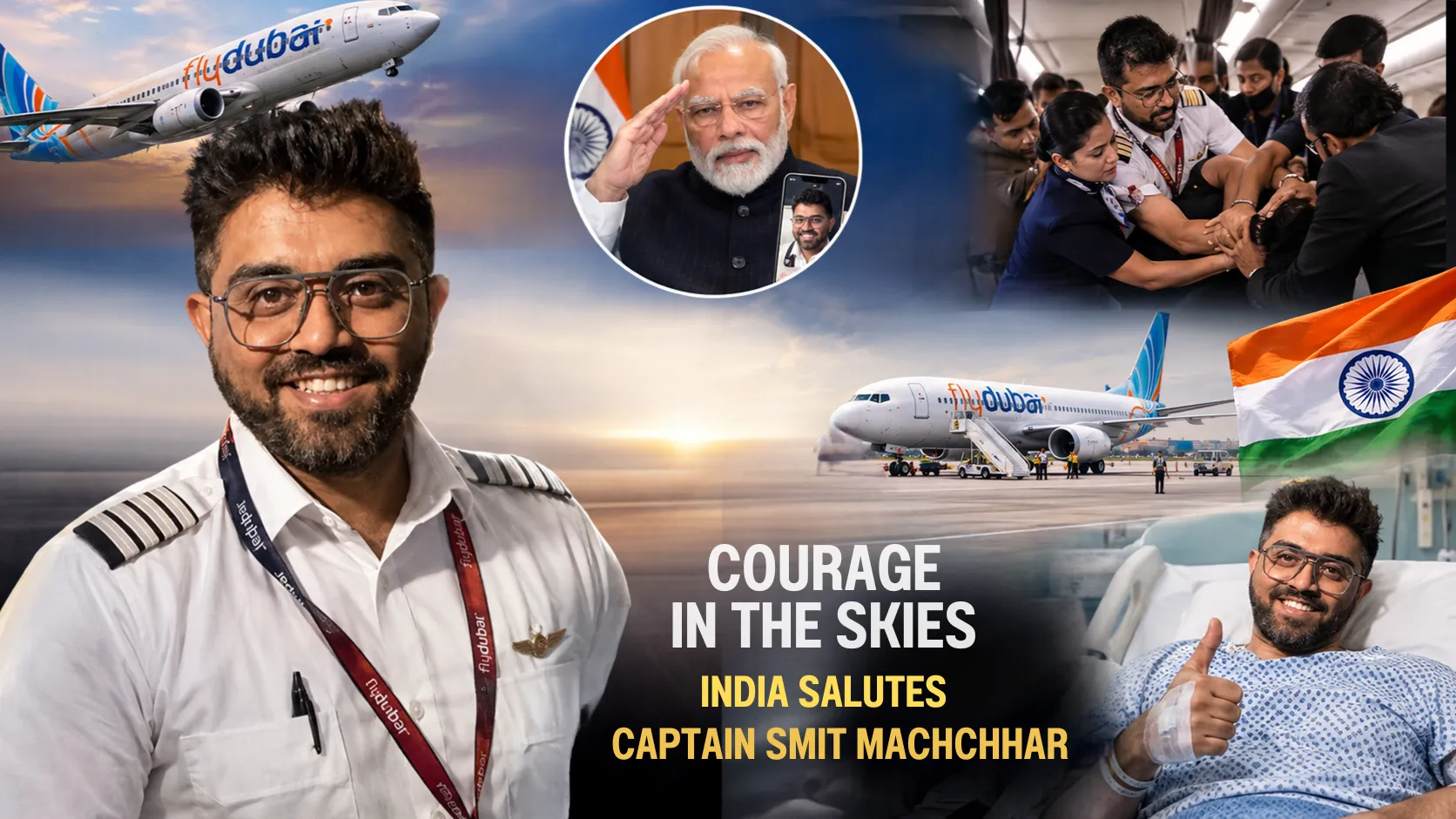 Indian Pilot Captain Smit Machchhar Hailed As Hero After Mid Air Cockpit Attack On Israel Bound Flight