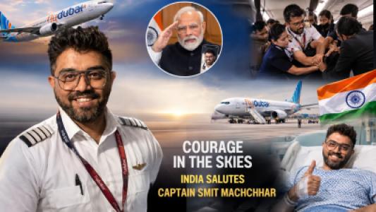 Indian Pilot Captain Smit Machchhar Hailed As Hero After Mid Air Cockpit Attack On Israel Bound Flight