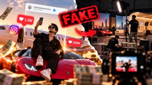 The Fake Luxury Racket, How Staged Studio Incubators Build Fake Influencers