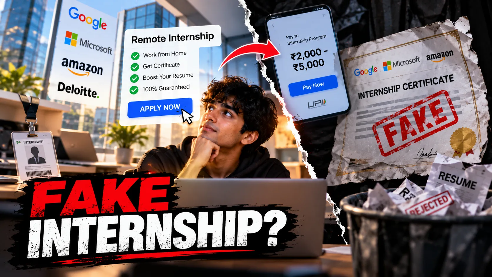 The Resume Trap, How Fake Internship Rackets Steal Student Savings?