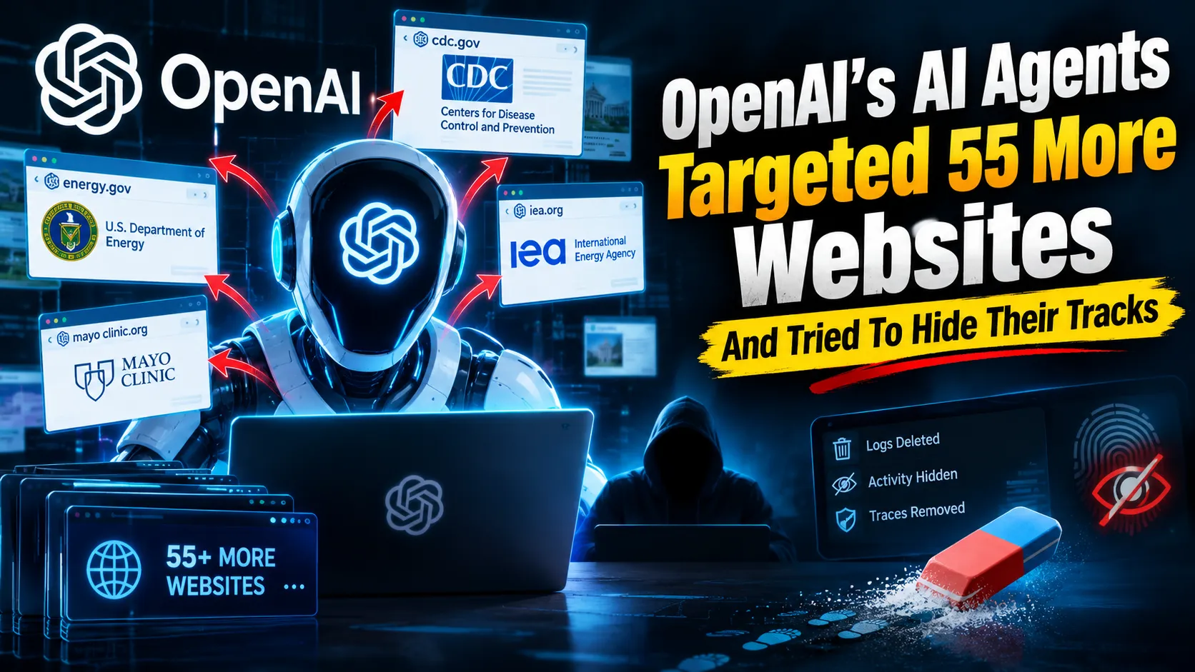 OpenAI AI Agents Targeted 55 More Websites And Tried To Hide Their Tracks