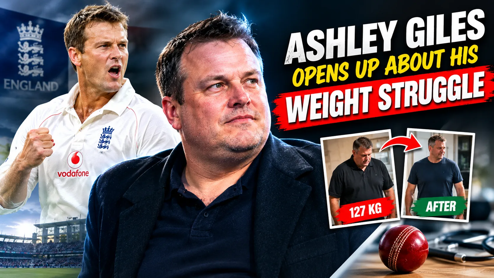 Former England Cricketer Ashley Giles Opens Up About His Struggle With Obesity