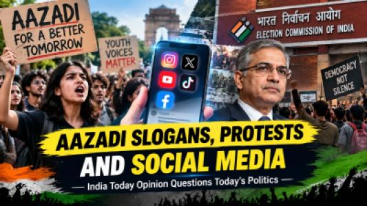 Aazadi Slogans, Protests and Social Media: India Today Opinion Questions Today Politics