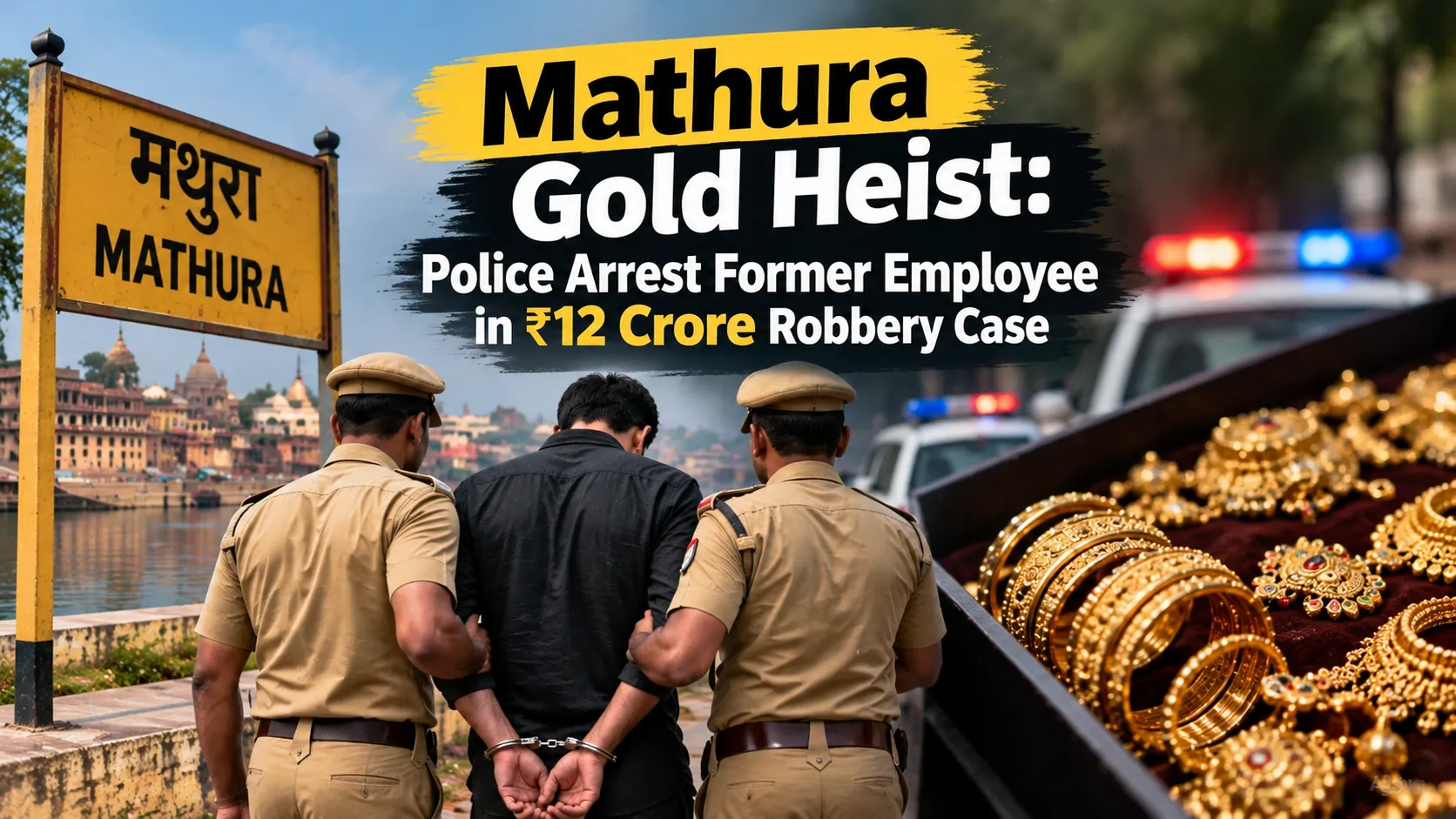 Mathura Gold Heist, Police Arrest Former Employee in ₹12 Crore Robbery Case