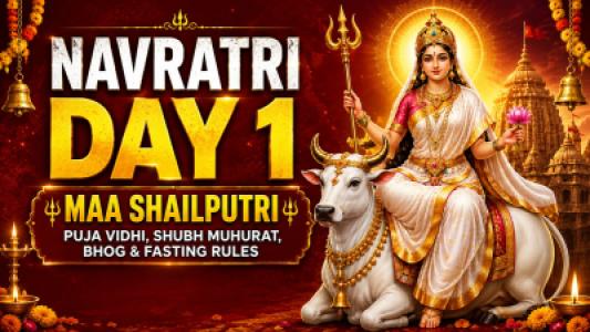 Navratri Day 1, Maa Shailputri Puja Vidhi, Shubh Muhurat, Bhog & Fasting Rules
