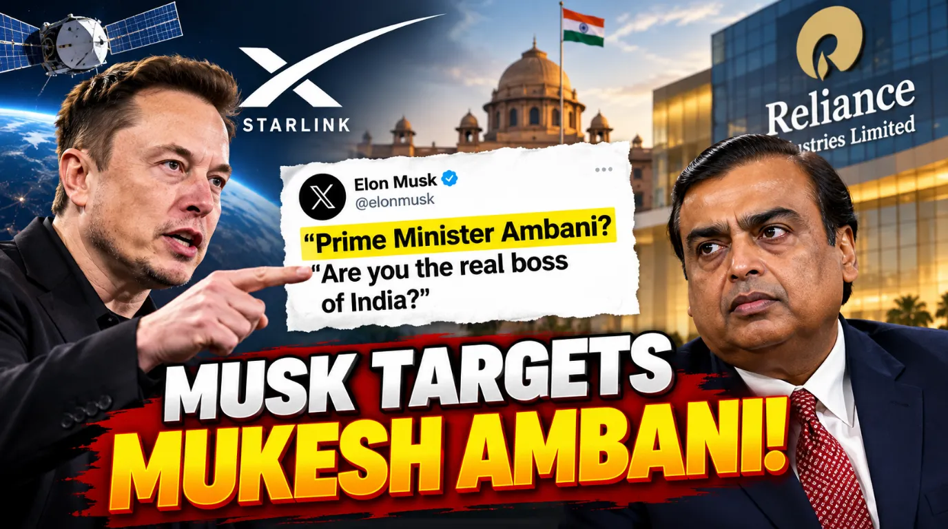 Elon Musk Calls Mukesh Ambani the Real Boss of India, But Why?
