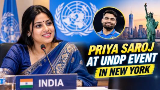 Priya Saroj Meets UNDP Representatives in New York, Discusses India Development Goals