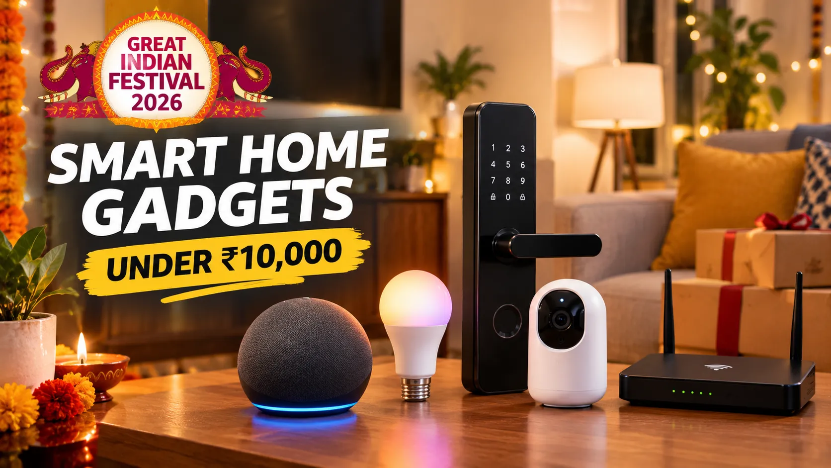 Amazon Great Indian Festival Sale, Smart Home Gadgets Under ₹10,000 You Can Buy Now