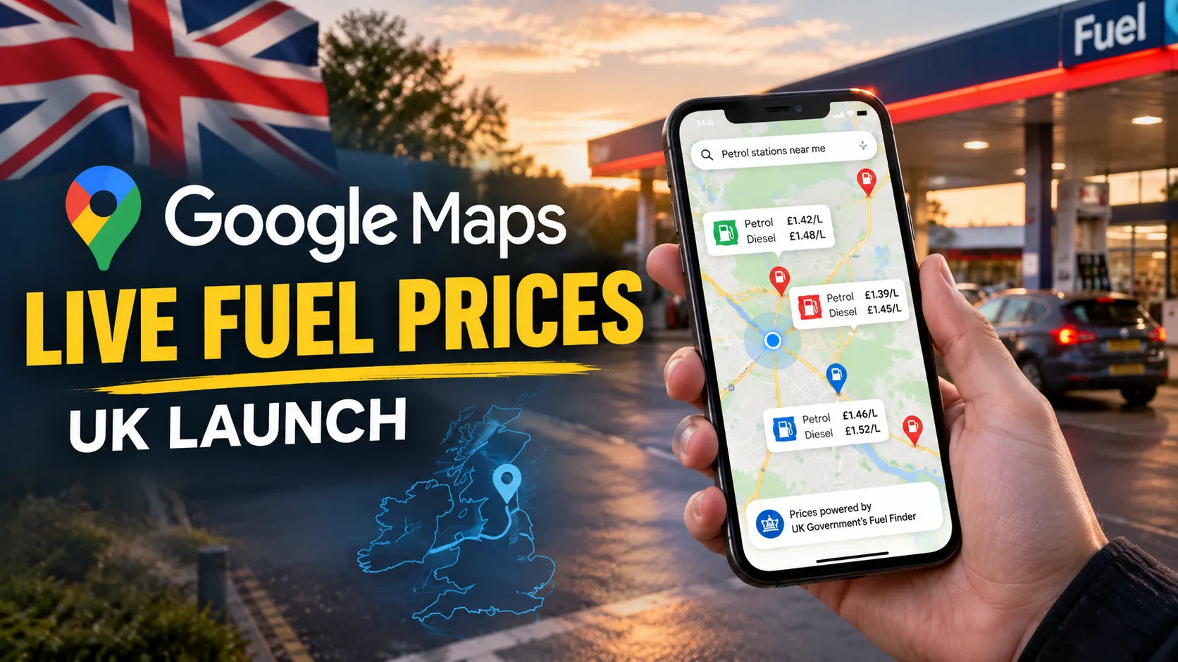 Google Maps Now Shows Live Petrol and Diesel Prices in the UK, Here How Drivers Can Save Money