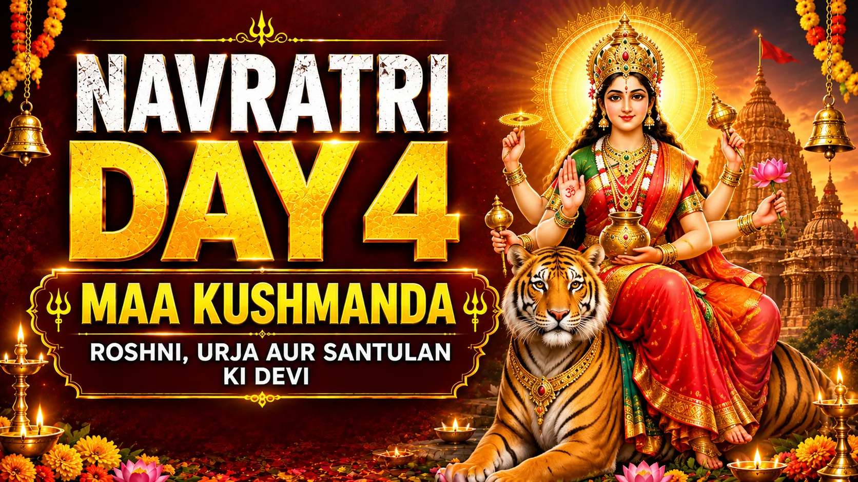 Navratri Day 4, Maa Kushmanda Puja Vidhi, Shubh Muhurat, Bhog & Fasting Rules