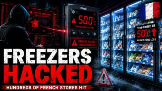 Hackers Target Smart Freezers Across Hundreds of French Grocery Stores, What Happened?